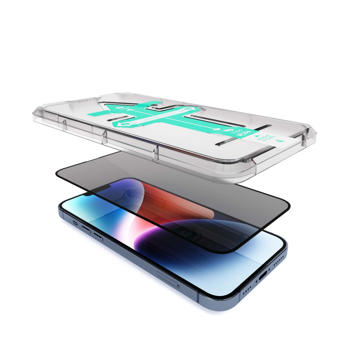 NEXT ONE ALL-ROUNDER PRIVACY GLASS SCREEN PROTECTOR FOR IPHONE 14 PLUS