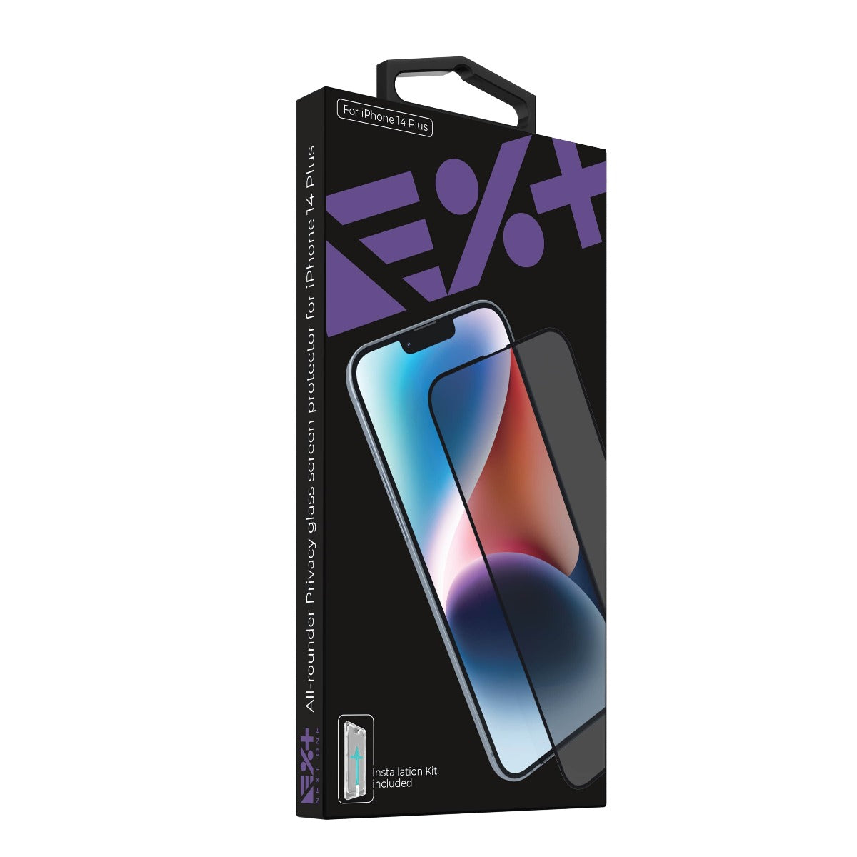 NEXT ONE ALL-ROUNDER PRIVACY GLASS SCREEN PROTECTOR FOR IPHONE 14 PLUS