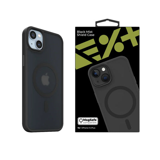 NEXT ONE BLACK MIST SHIELD CASE FOR IPHONE 14 PLUS |MAGSAFE COMPATIBLE