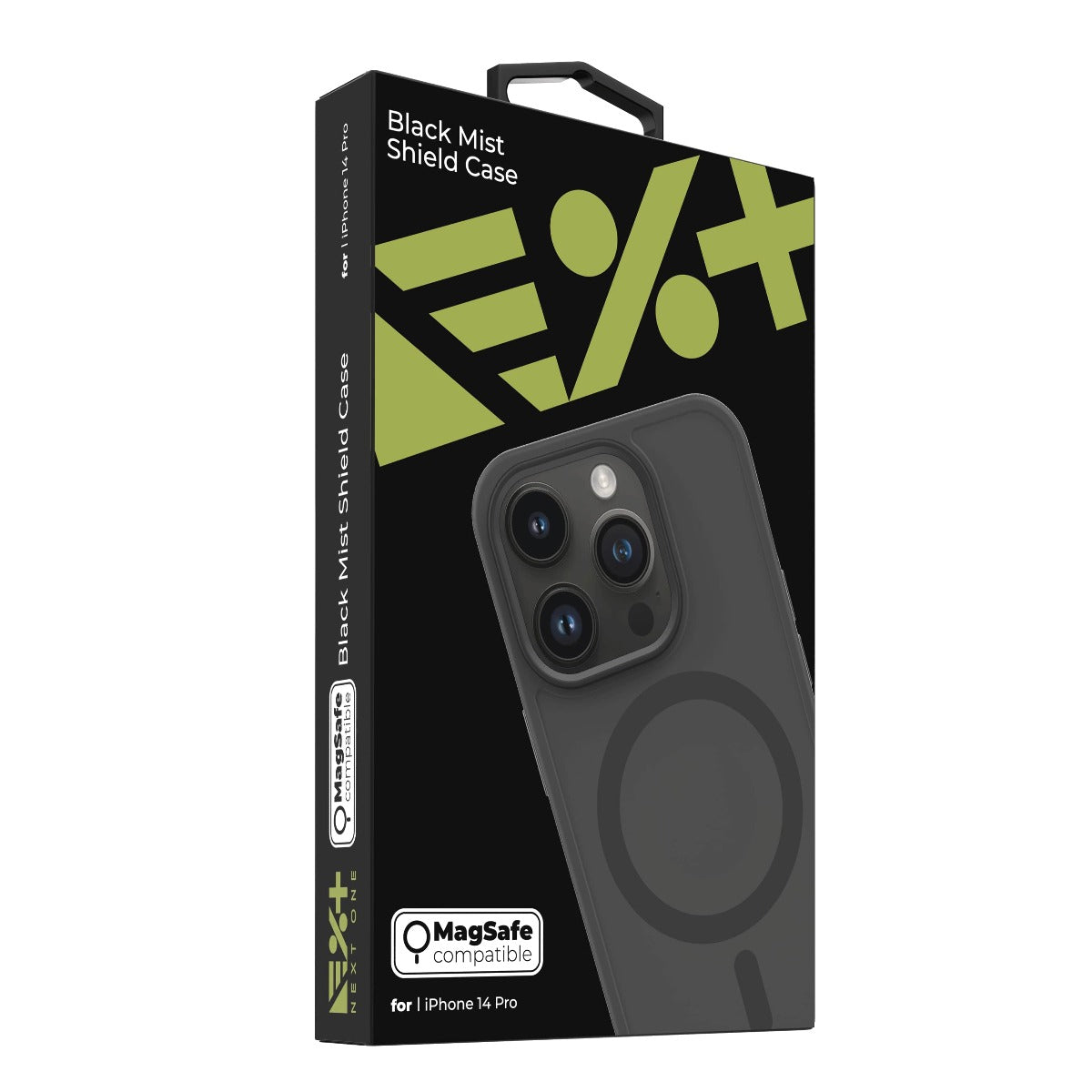 NEXT ONE BLACK MIST SHIELD CASE FOR IPHONE 14 PRO |MAGSAFE COMPATIBLE
