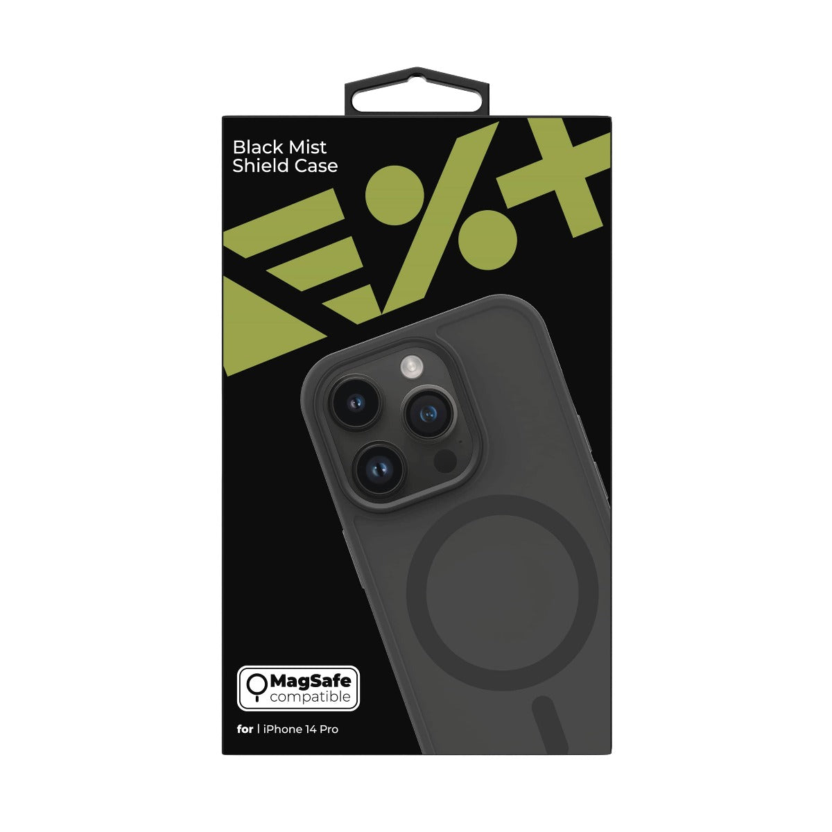 NEXT ONE BLACK MIST SHIELD CASE FOR IPHONE 14 PRO |MAGSAFE COMPATIBLE