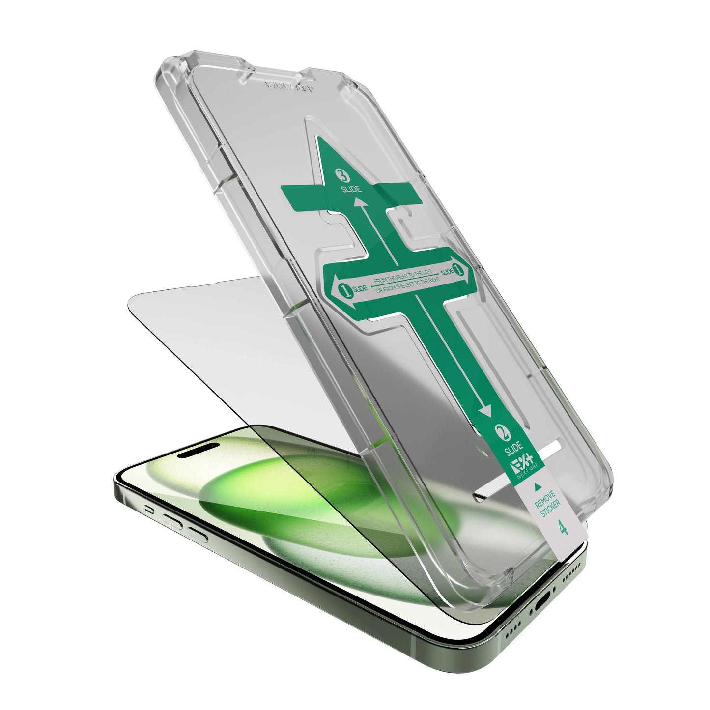 NEXT ONE Tempered glass screen protector for iPhone 15