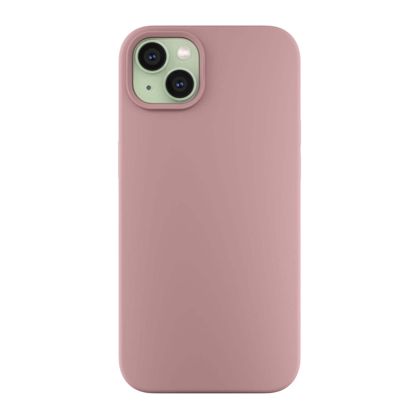 NEXT ONE silicone case MagSafe compatible for iPhone 15 Plus | Pink