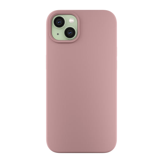 NEXT ONE silicone case MagSafe compatible for iPhone 15 Plus | Pink
