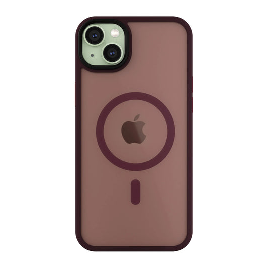 NEXT ONE mist shield case MagSafe compatible for iPhone 15 Plus | Claret