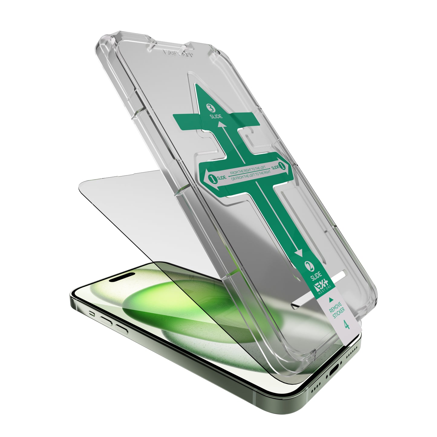 NEXT ONE Tempered glass screen protector for iPhone 15 Plus