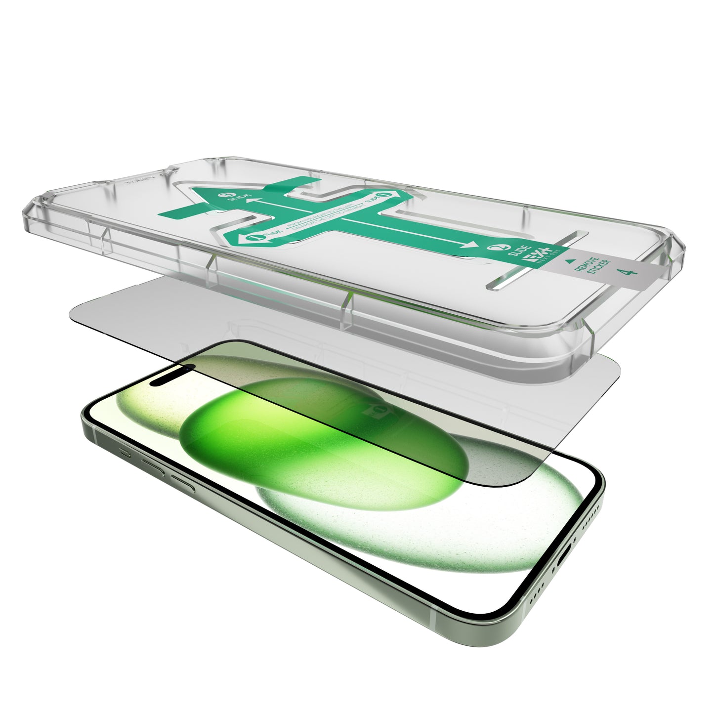 NEXT ONE Tempered glass screen protector for iPhone 15 Plus