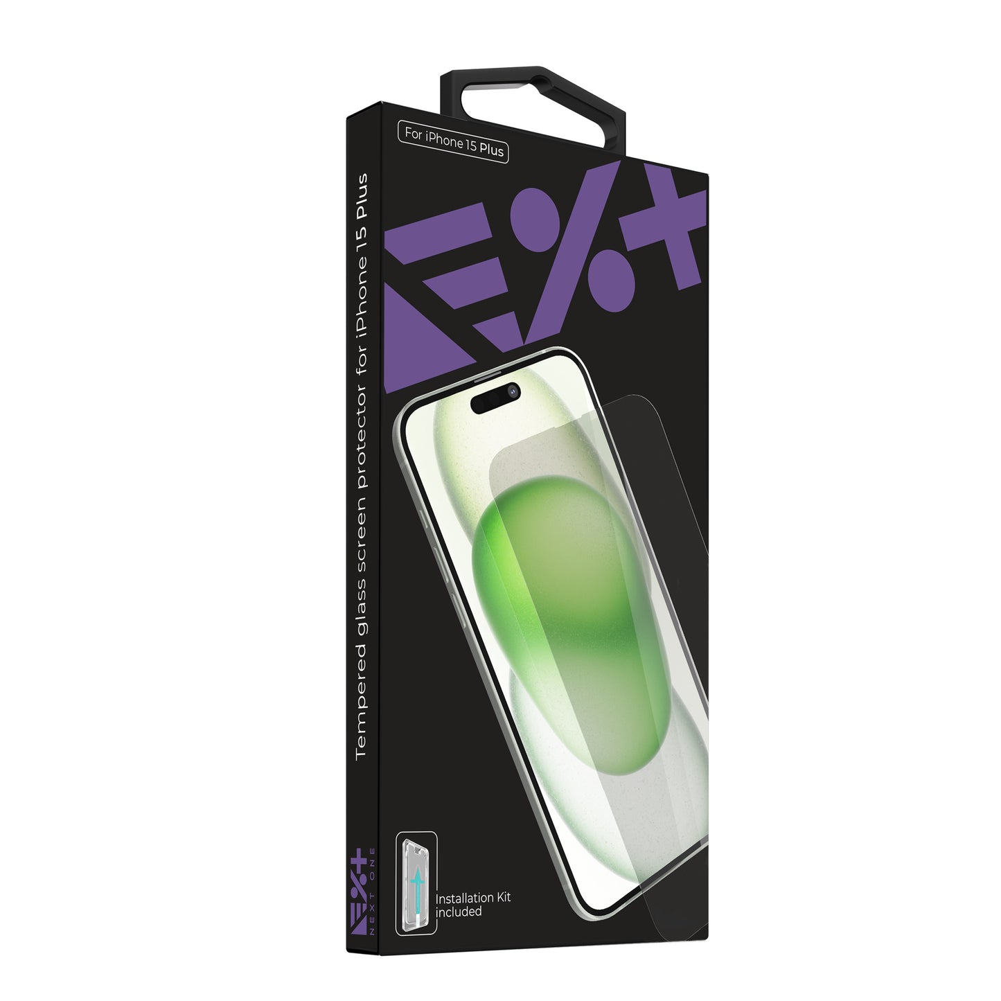 NEXT ONE Tempered glass screen protector for iPhone 15 Plus