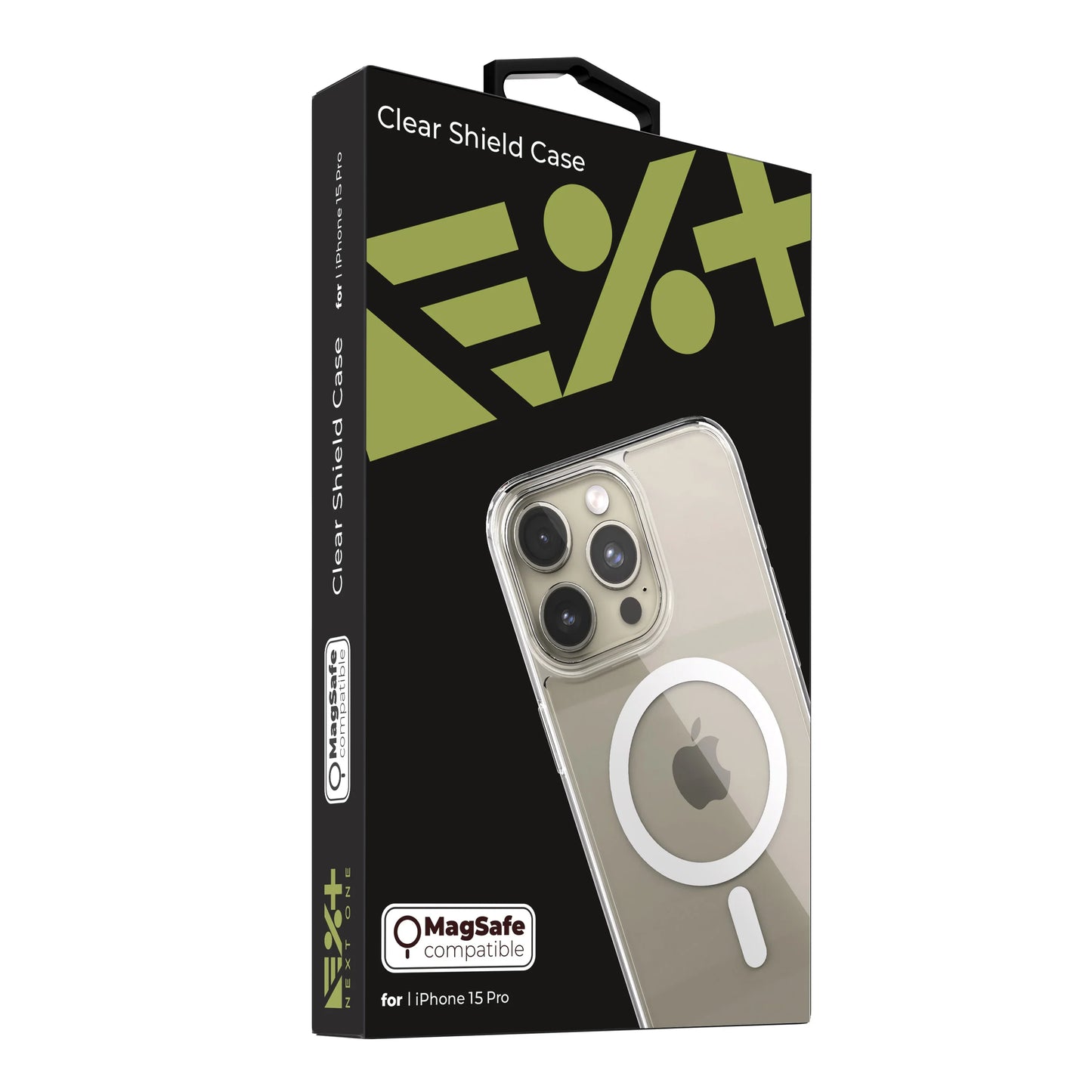 NEXT ONE clear shield case MagSafe compatible for iPhone 15 Pro