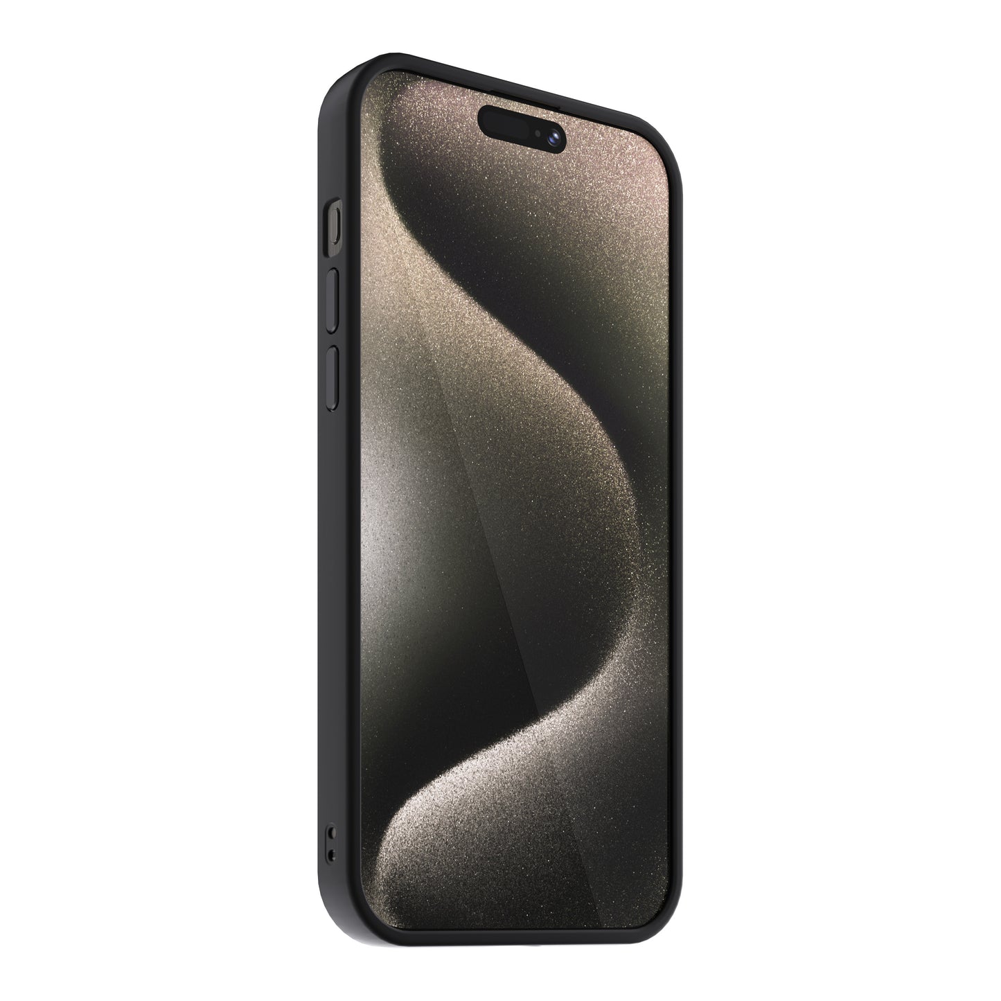 NEXT ONE mist shield case MagSafe compatible for iPhone 15 Pro | Black