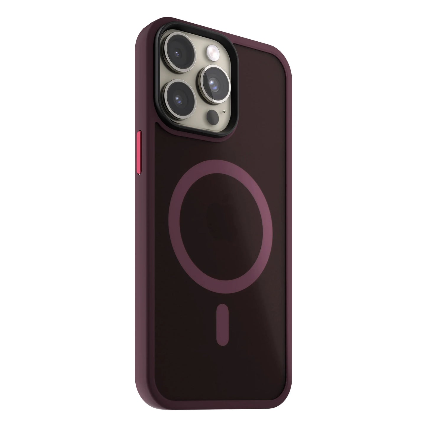 NEXT ONE mist shield case MagSafe compatible for iPhone 15 Pro | Claret