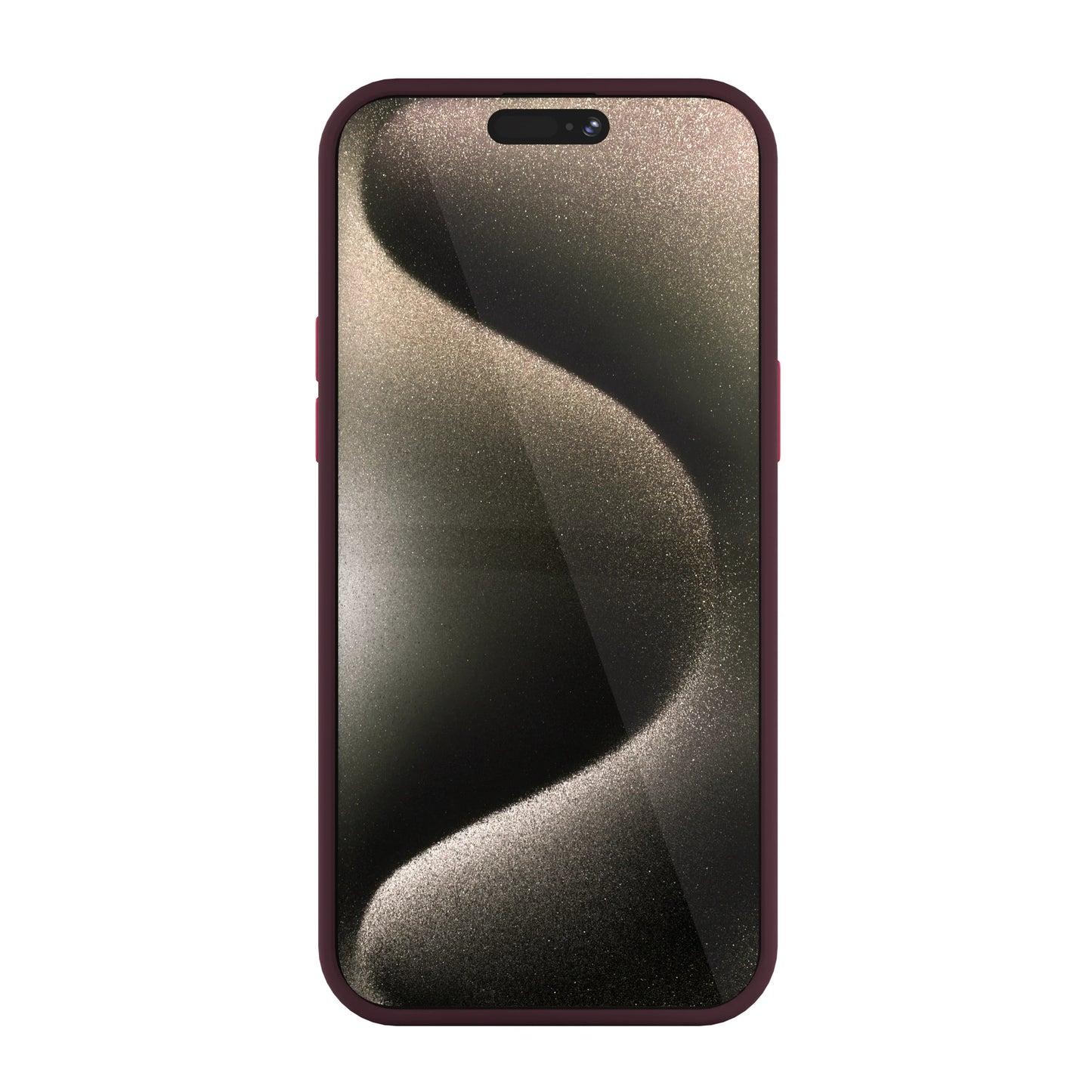 NEXT ONE mist shield case MagSafe compatible for iPhone 15 Pro | Claret