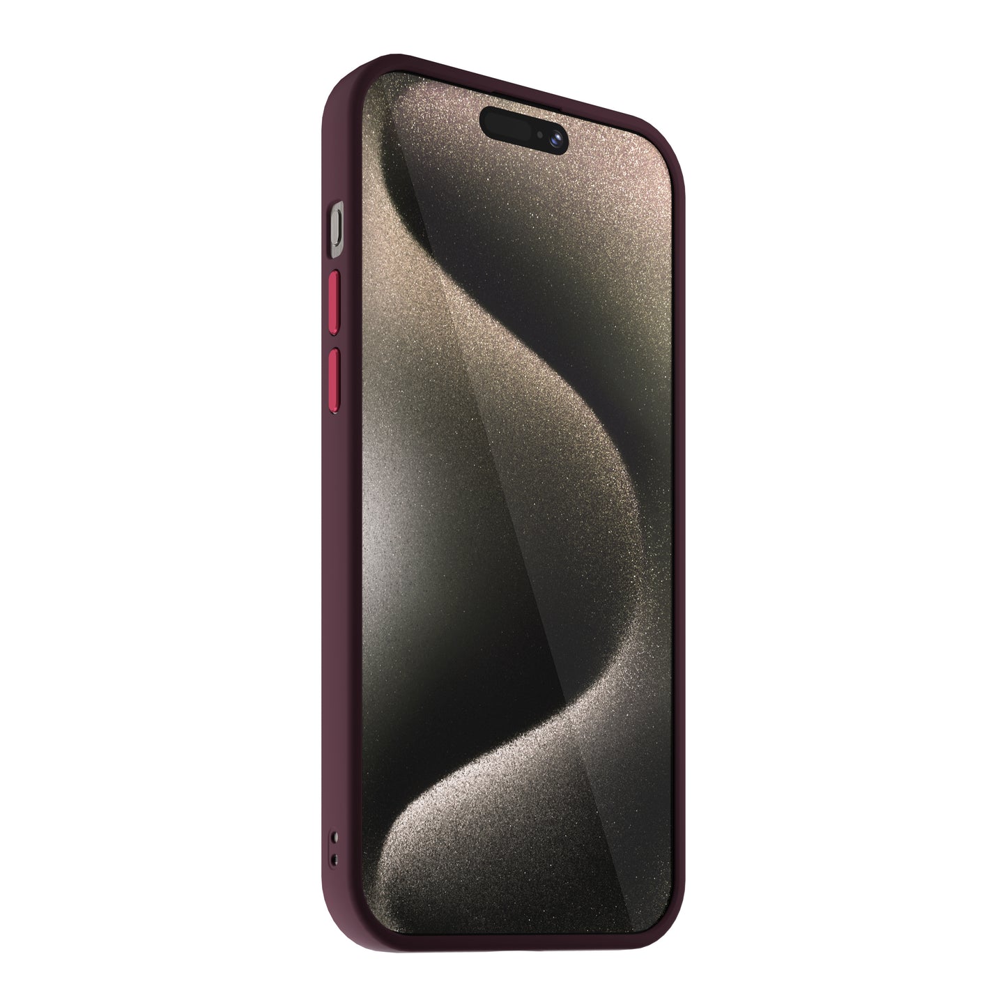NEXT ONE mist shield case MagSafe compatible for iPhone 15 Pro | Claret