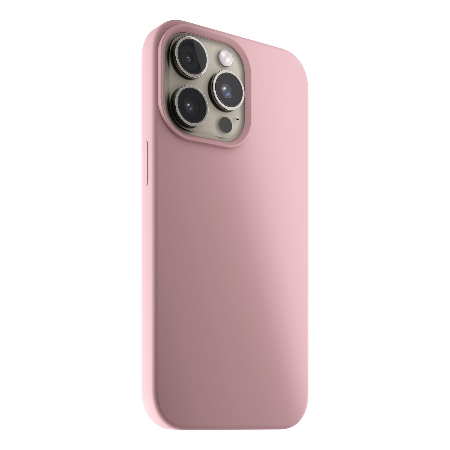 NEXT ONE silicone case MagSafe compatible for iPhone 15 Pro Max | Pink