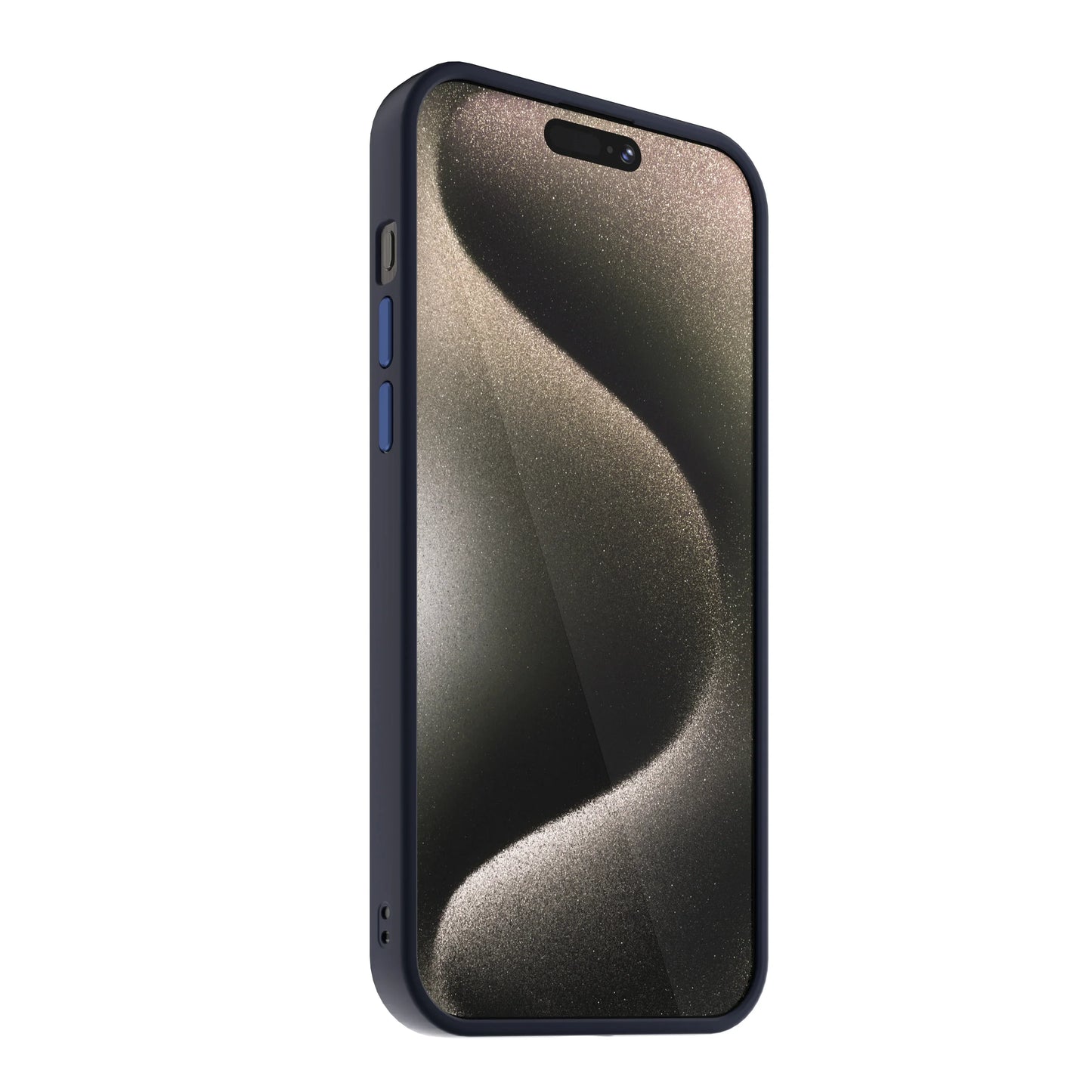 NEXT ONE mist shield case MagSafe compatible for iPhone 15 Pro Max | Midnight