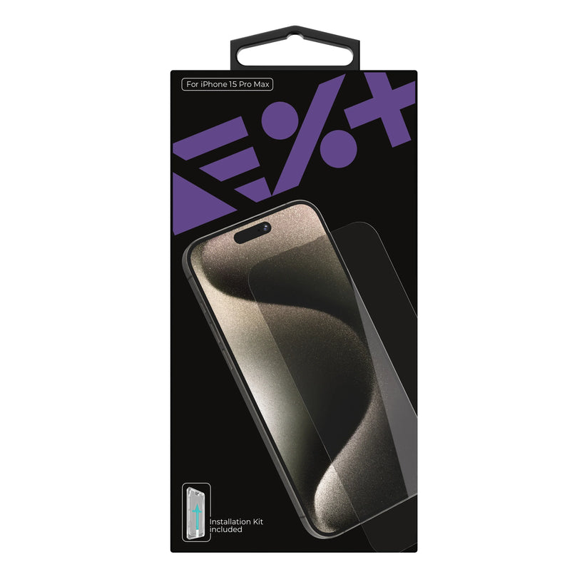 NEXT ONE Tempered glass screen protector for iPhone 15 Pro Max