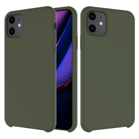 NextOne силиконска маска за iPhone 11 Pro Max - маслинеста