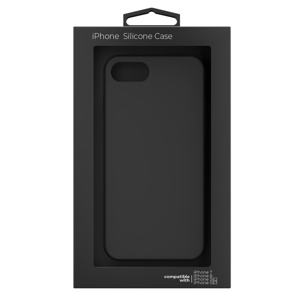 NEXT ONE BLACK SILICON CASE FOR IPHONE SE 2ND GEN.
