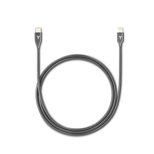 "iStyle USB-C to Lightning Metal Cable 1,2m - space gray"