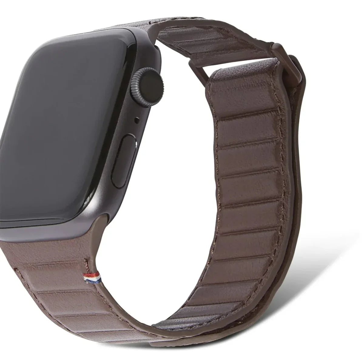 Decoded Leather Magnetic Traction Strap |Series 7(45mm)/6/SE/5/4(44mm)/3/2/1(42mm)| Chocolate Brown