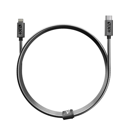 NEXT ONE METALLIC USB-A LIGHTNING CABLE SPACE GRAY