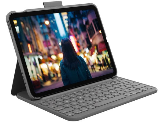 Logitech Slim Folio for iPad (10th gen) - Grey UK