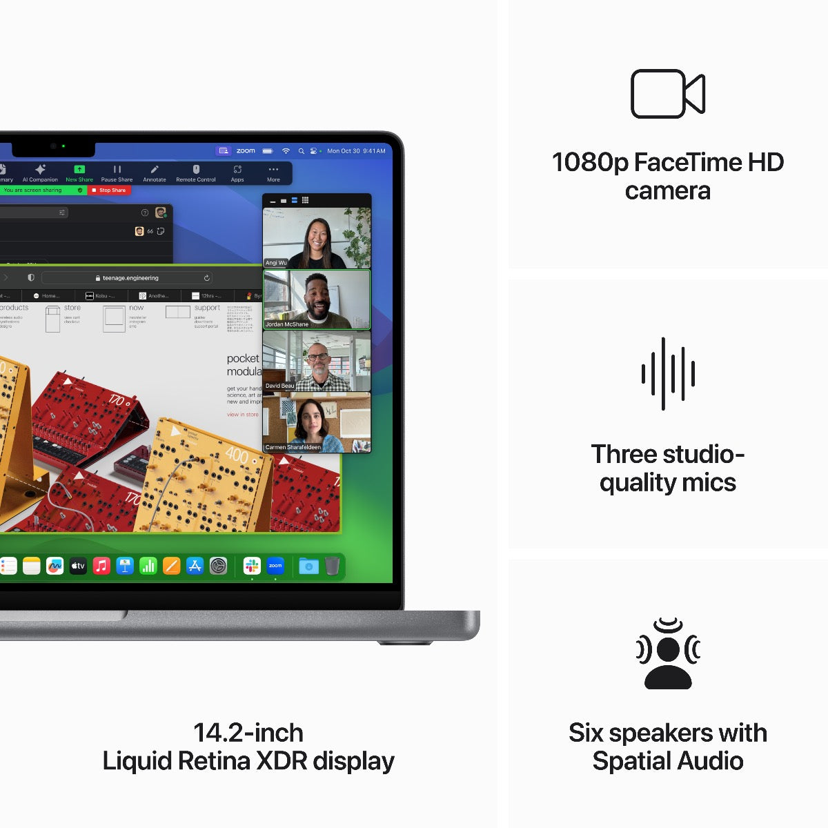 MacBook Pro M3 14" | 8 CPU | 10 GPU | 16GB | 512GB | Space Gray