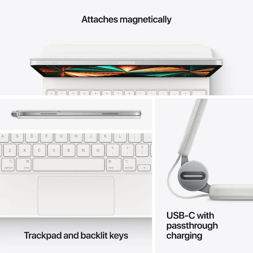 Apple Magic Keyboard за 12.9" iPad Pro - INT English - White
