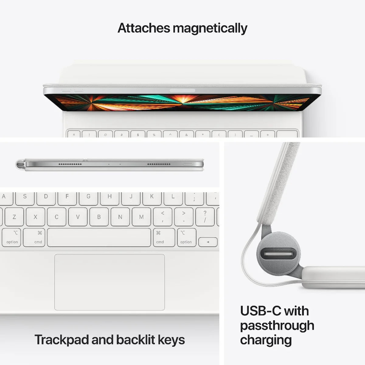 Apple Magic Keyboard за 11" iPad Pro/Air - INT English - White