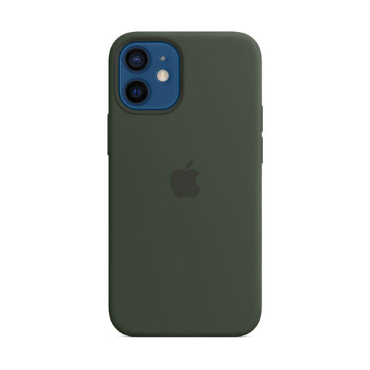 iPhone 12 mini Silicone Case with MagSafe - Cypress Green