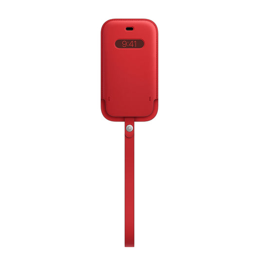 Apple iPhone 12 mini Leather Sleeve - MagSafe - (PRODUCT)RED