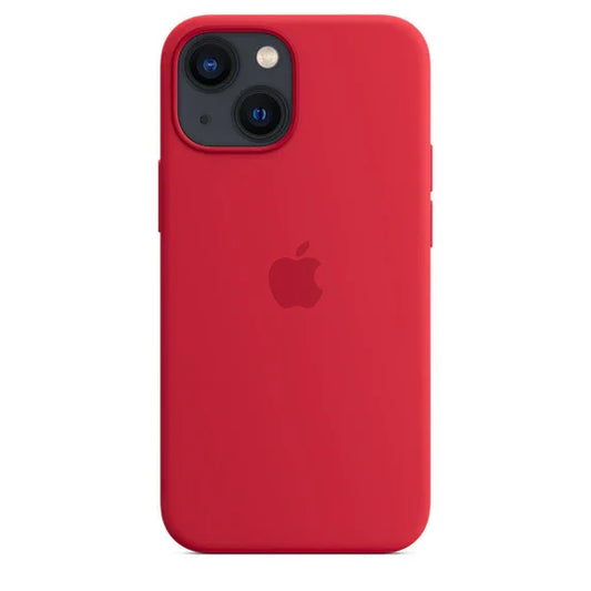iPhone 13 mini Silicone Case with MagSafe (PRODUCT)RED
