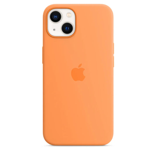 iPhone 13 Silicone Case with MagSafe Marigold