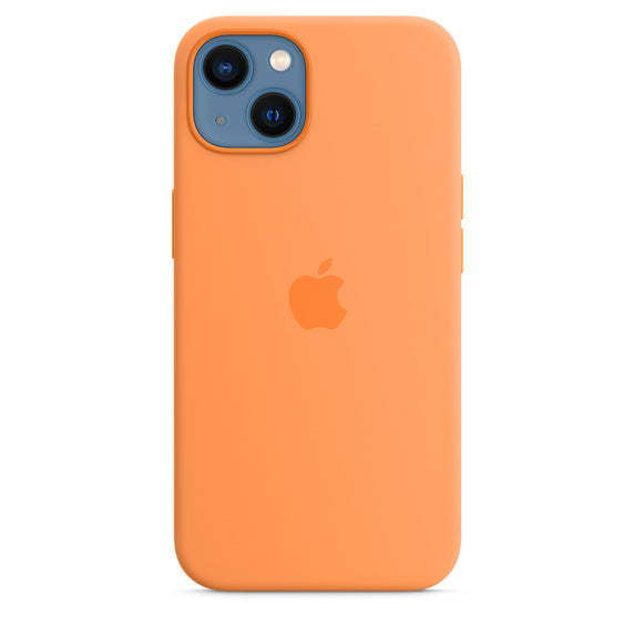 iPhone 13 Silicone Case with MagSafe Marigold