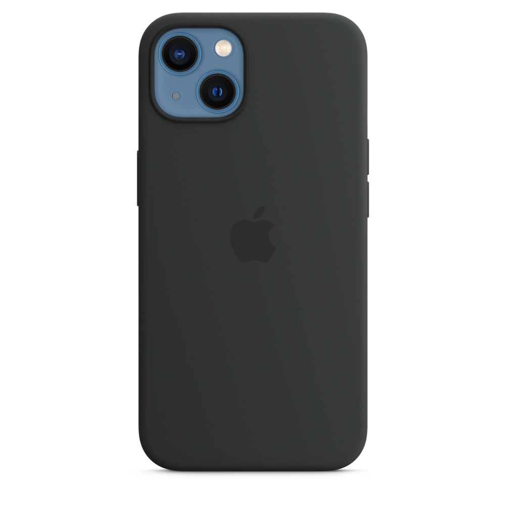 iPhone 13 Silicone Case with MagSafe Midnight