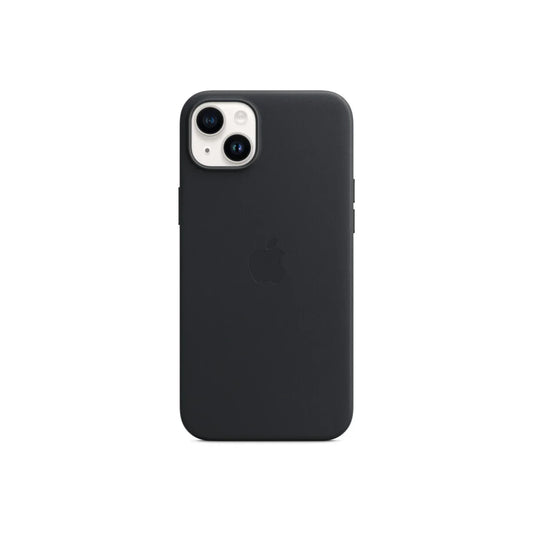 iPhone 14 Plus Leather Case with MagSafe - Midnight
