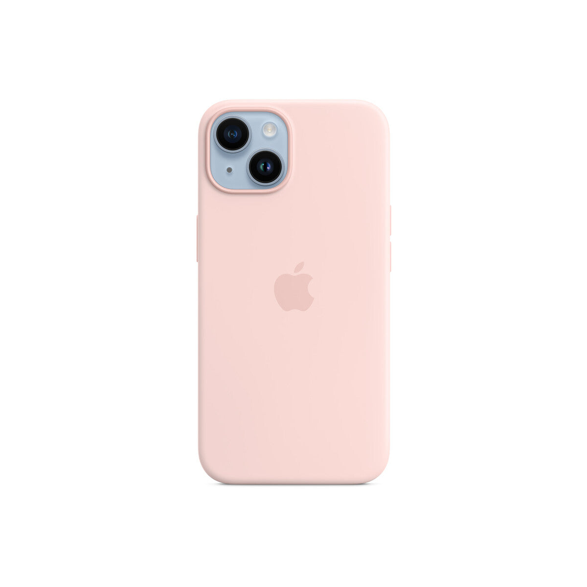 iPhone 14 Silicone Case with MagSafe - Chalk Pink