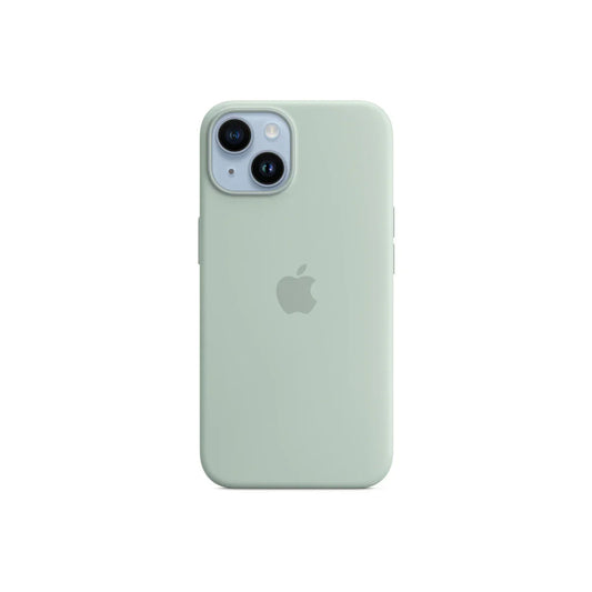 iPhone 14 Plus Silicone Case with MagSafe - Succulent