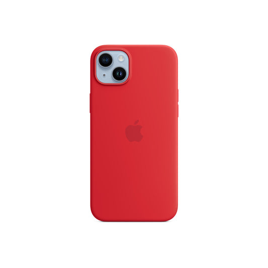 iPhone 14 Plus Silicone Case with MagSafe - (PRODUCT)RED