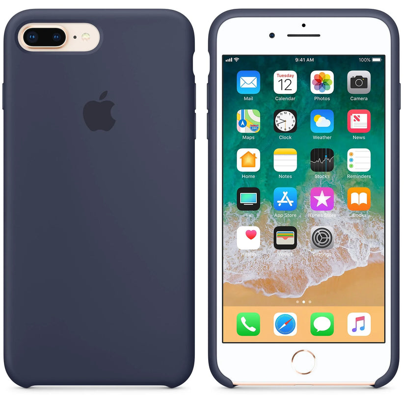 Apple iPhone 8 Plus/7 Plus Silicone Case - Midnight Blue
