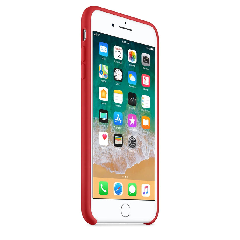 Apple iPhone 8 Plus/7 Plus Silicone Case - (PRODUCT)RED