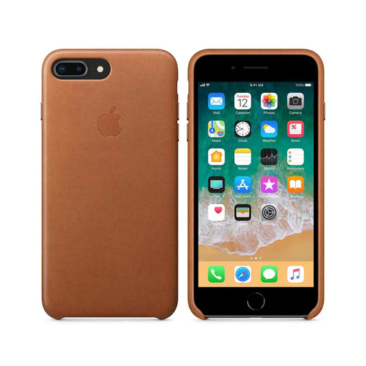 iPhone 8 Plus / 7 Plus Leather Case - Saddle Brown
