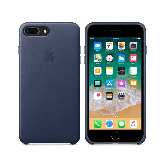 Apple iPhone 8 Plus/7 Plus Leather Case - Midnight Blue