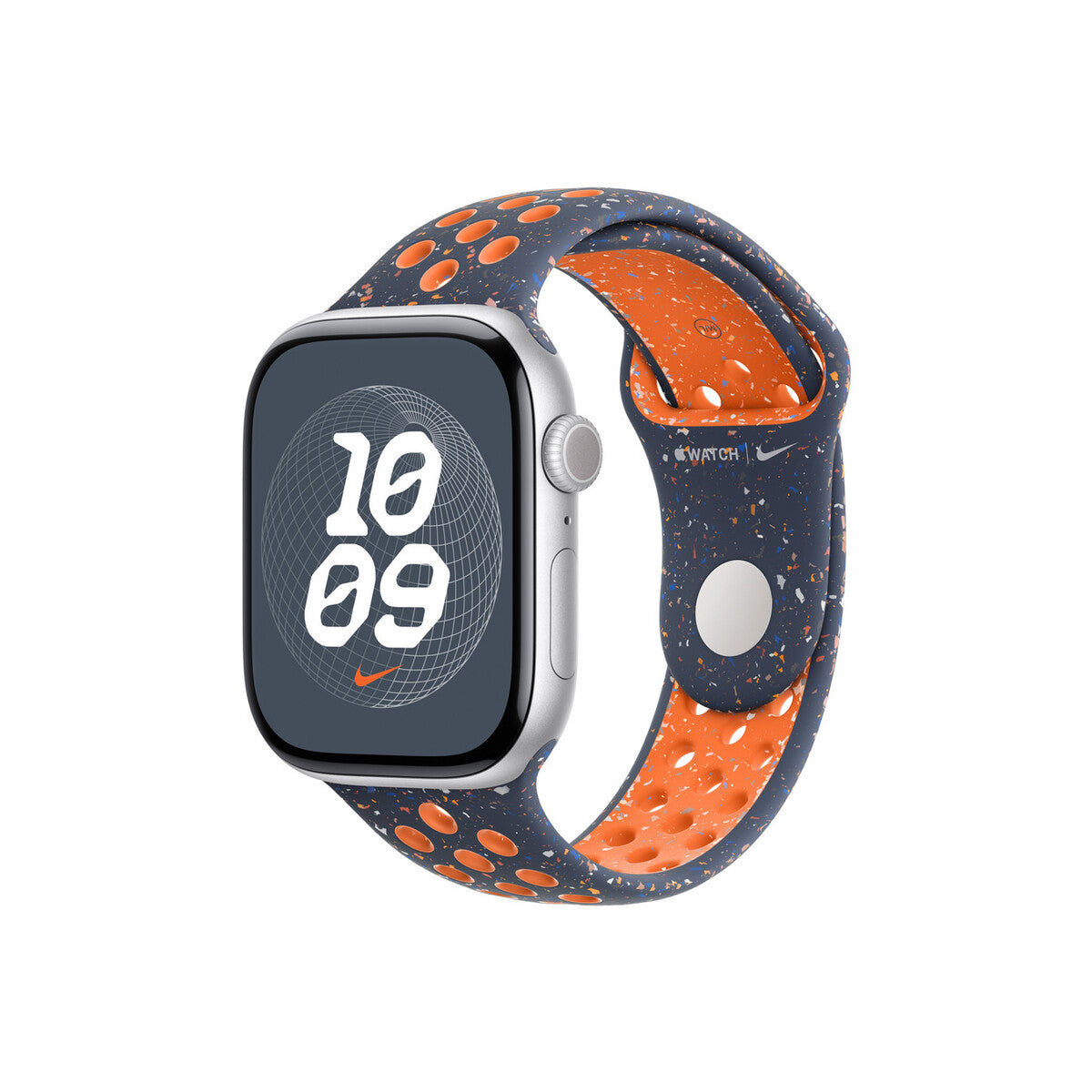 46mm Blue Flame Nike Sport Band - M/L