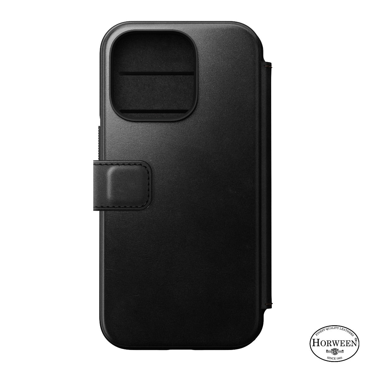 Nomad Leather MS Folio, black - iPhone 14 Pro