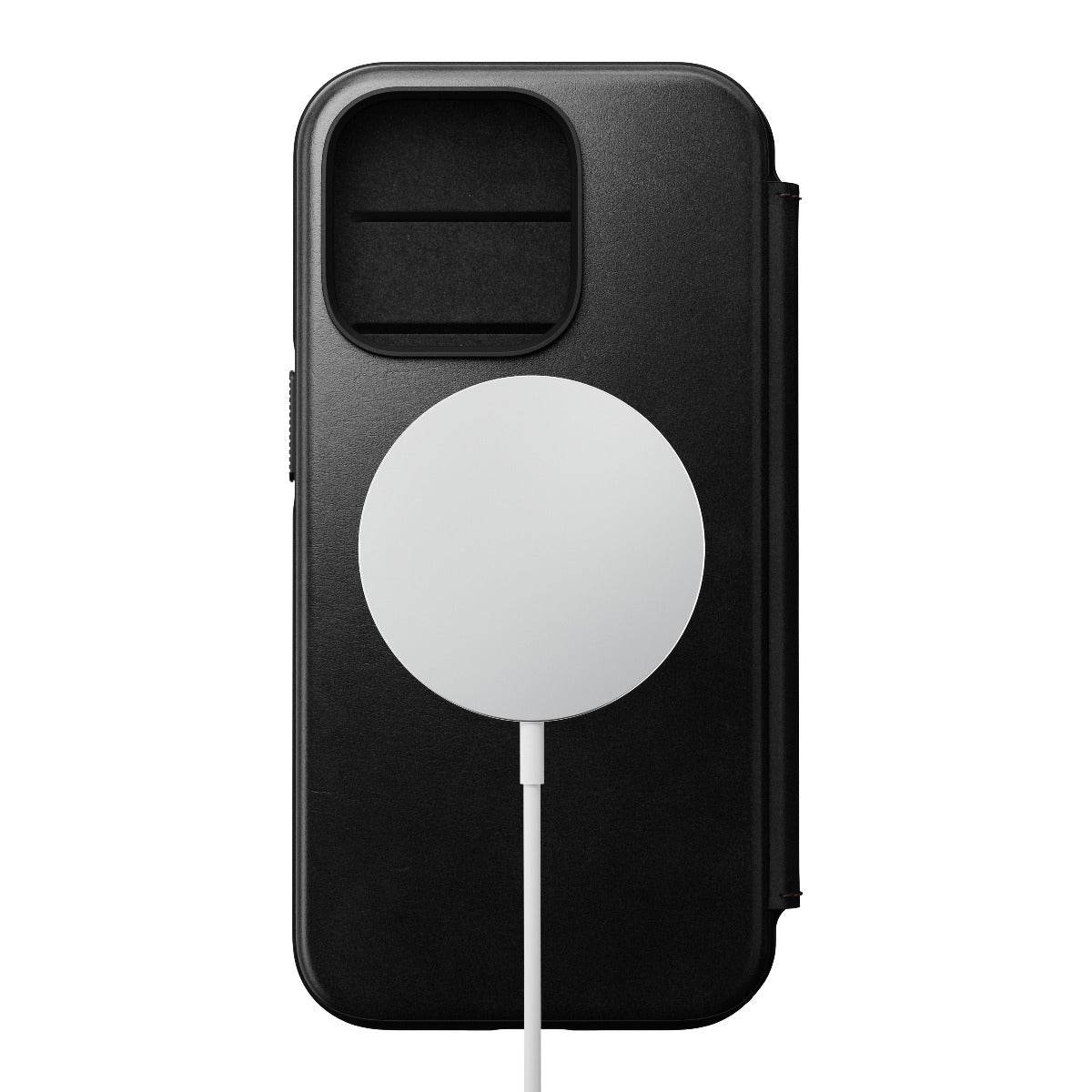 Nomad Leather MS Folio, black - iPhone 14 Pro