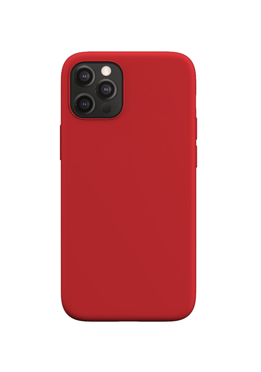 Red Silicone Case | iPhone 12 Pro Max MagSafe compatible