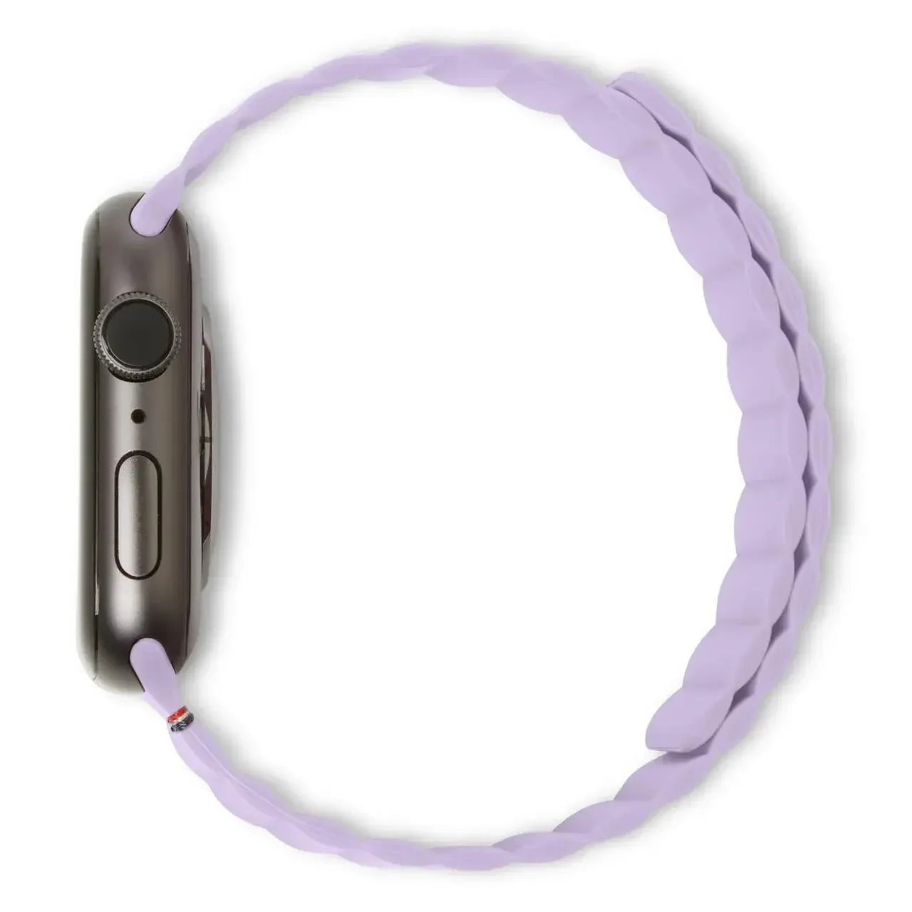 Silicone Magnet Traction Strap Lite for AppleWatch 45/44/42 mm Gen 1-7 - SE | Lavender