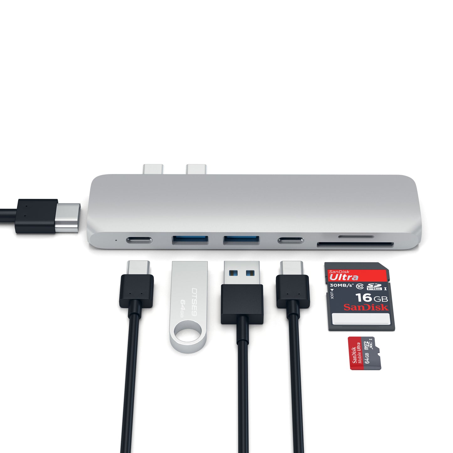 SATECHI Pro Hub Silver