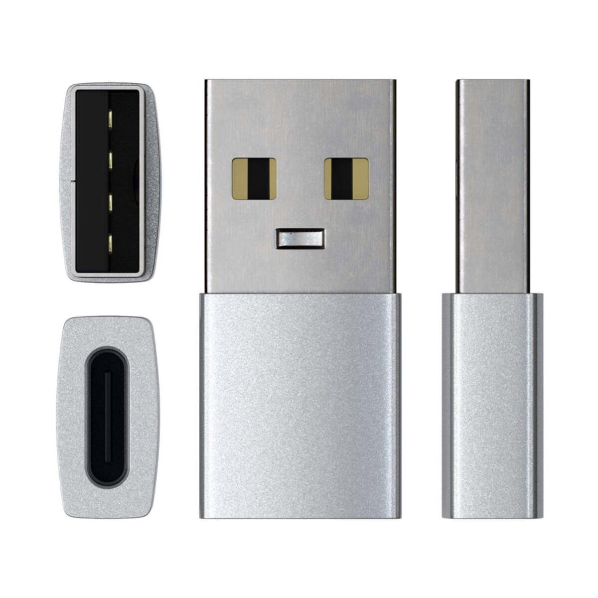 SATECHI Type-A to Type-C Adapter Silver